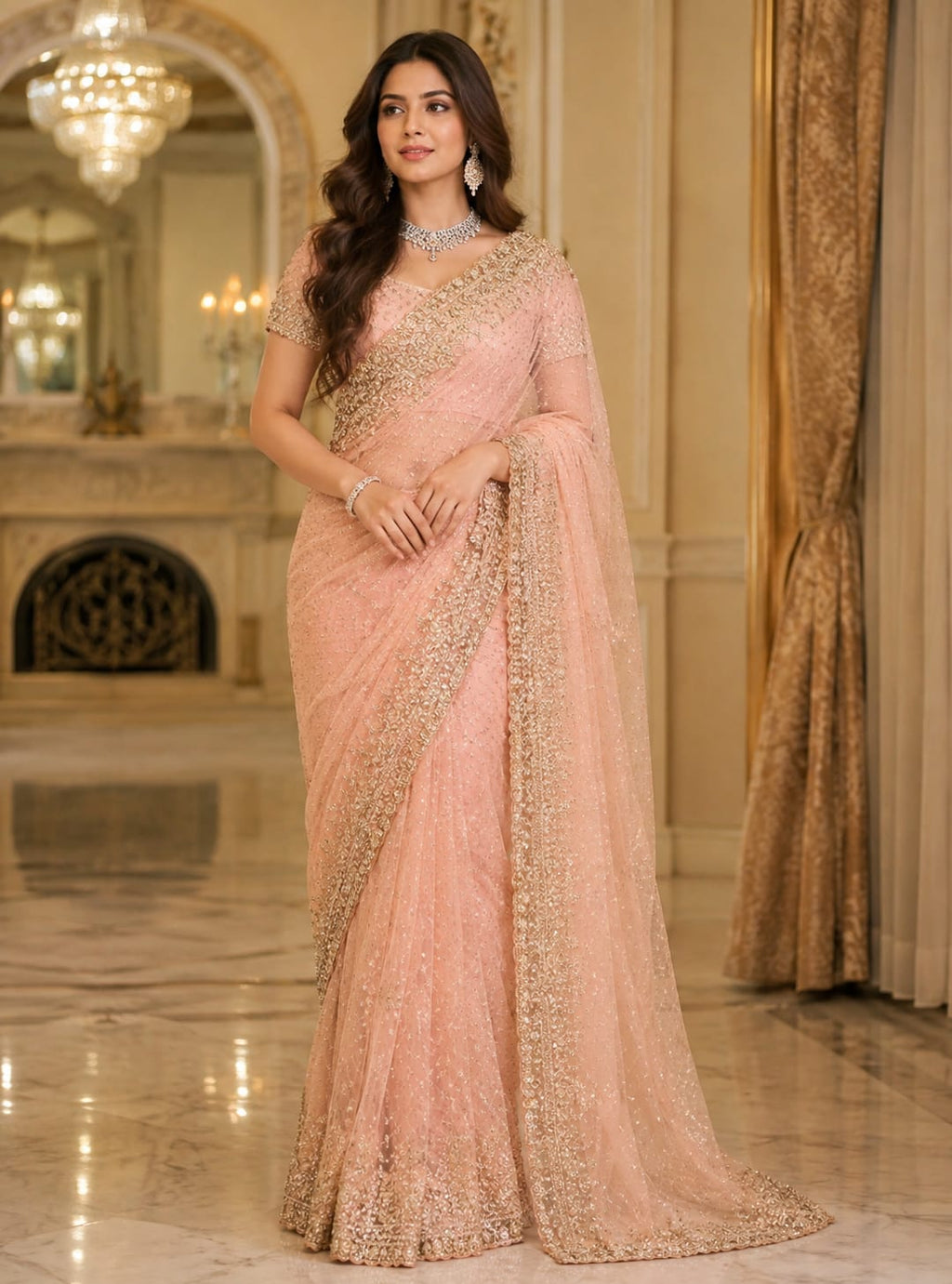 Weddings, receptions, festive celebrations, engagement ceremonies, sangeet, and evening gatherings.