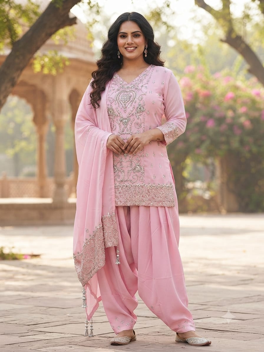 Farshi salwar, Sangeet ceremonies, daytime wedding functions, engagement parties, and festive celebrations