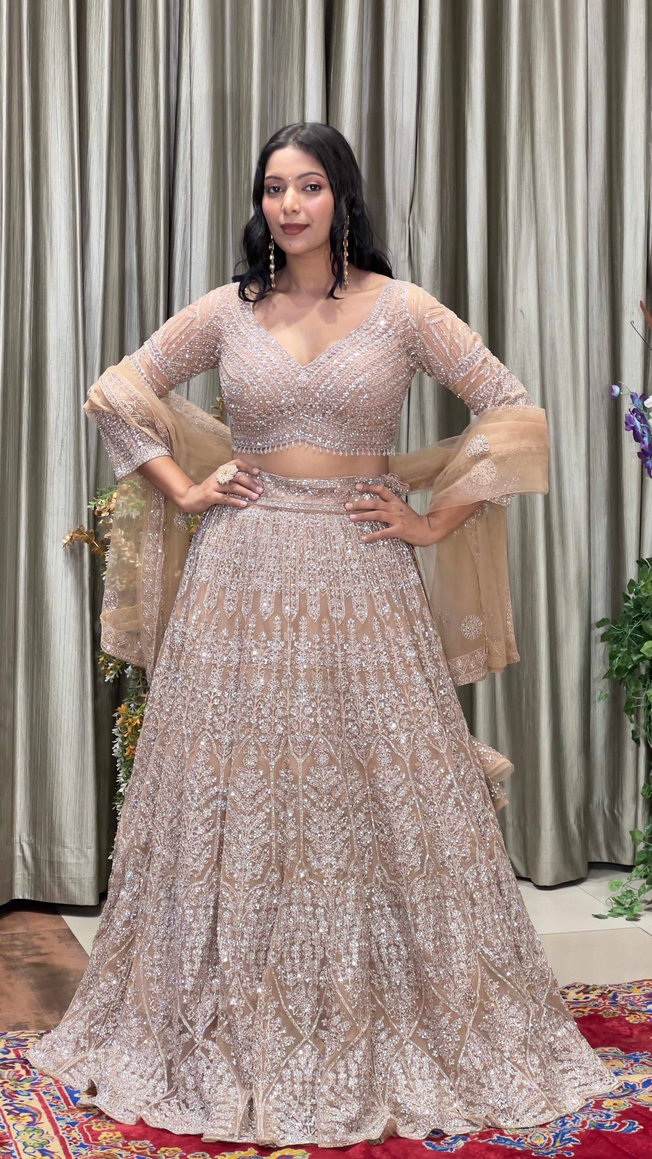 RECEPTION,WEDDING & ENGAGEMENT LEHENGA CHOLI