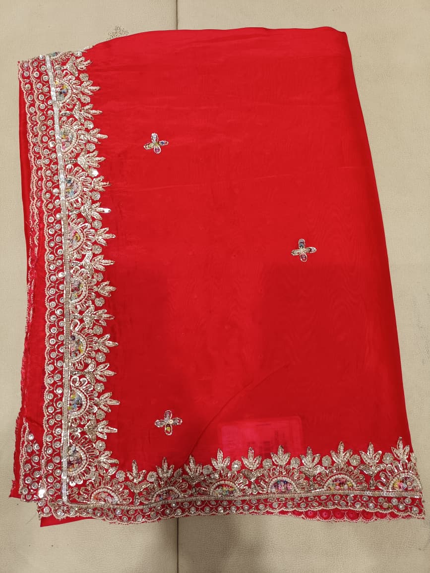 WEDDING RECEPTION FUNCTIONAL PARTY WEAR SAREE