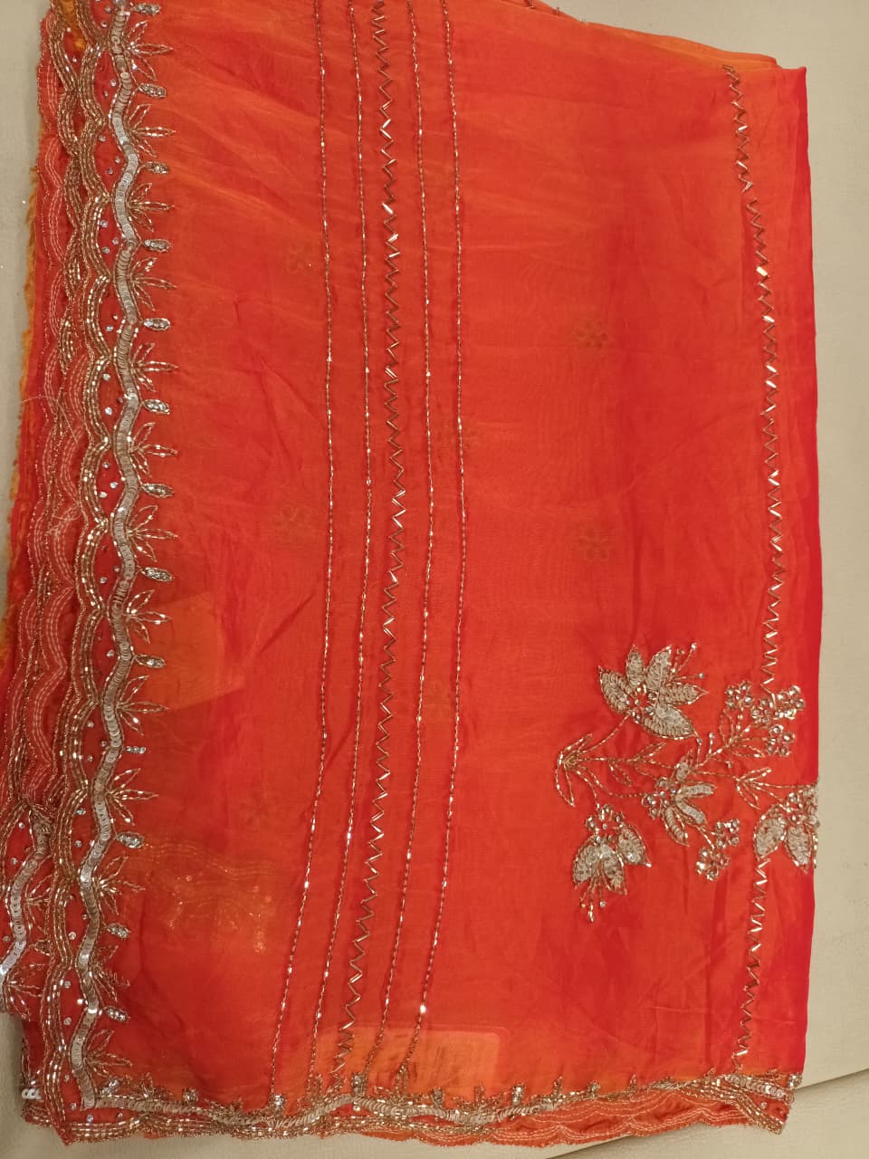 RECEPTIUON WEDDING FUNCTIONAL WEAR DESIGNER SAREE