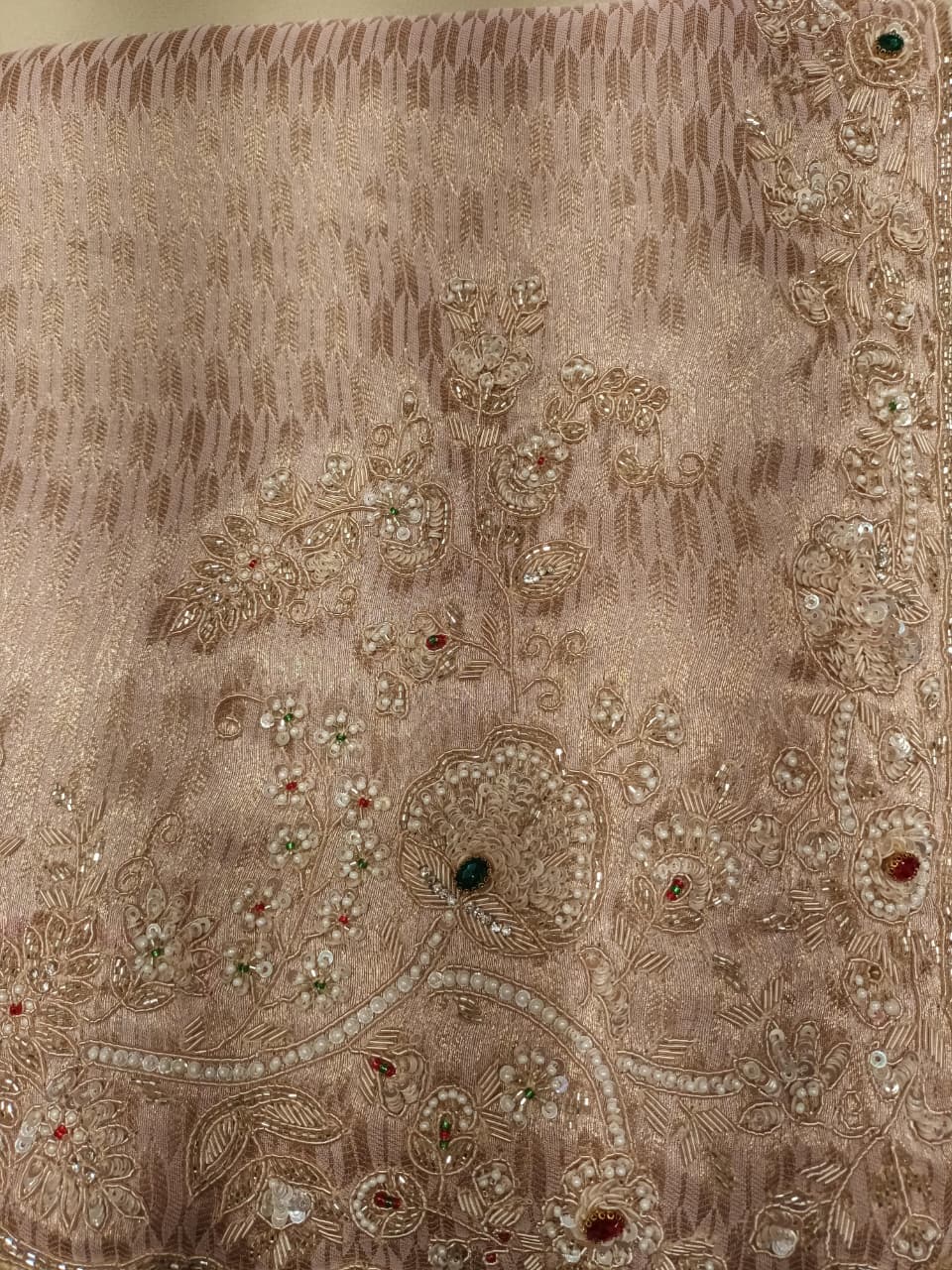 WEDDING FUNCTIONAL PARTY WEAR DESIGNER SAREE