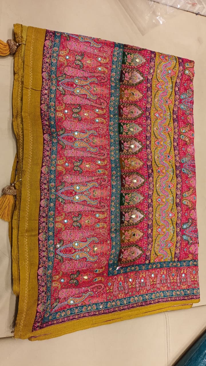 HALDI, MEHNDI, FUNCTIONAL PARTY WEAR SAREE