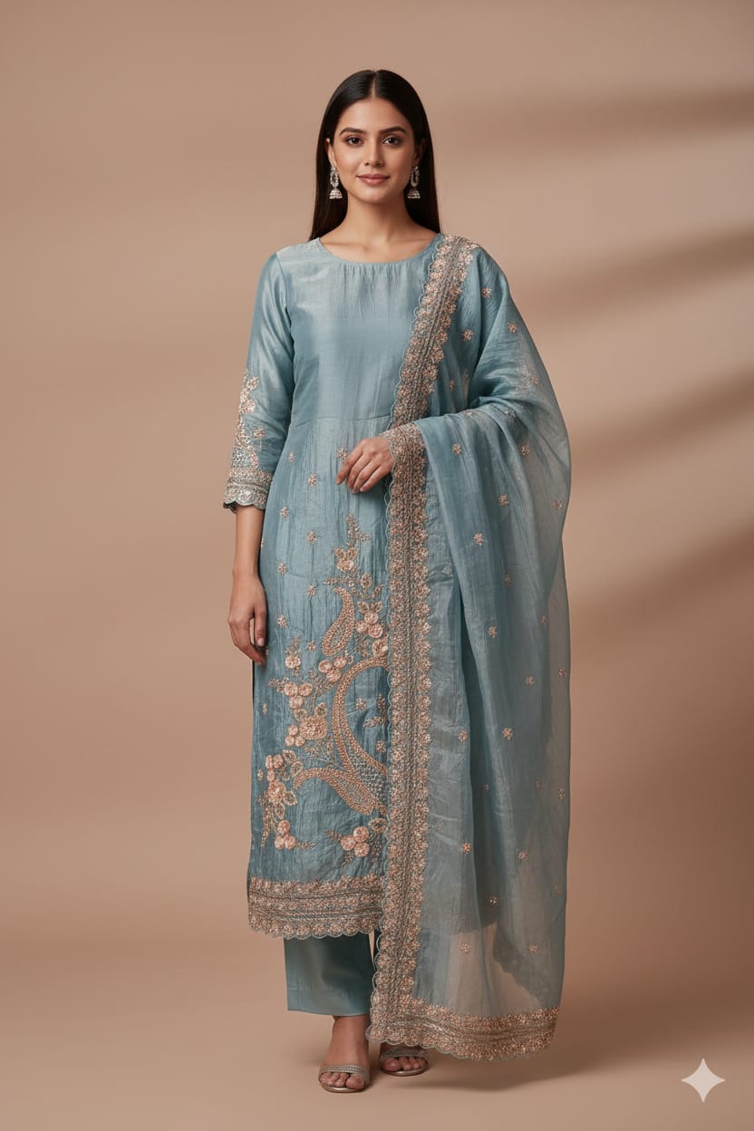 PARTY WEAR DRESS MATERIAL