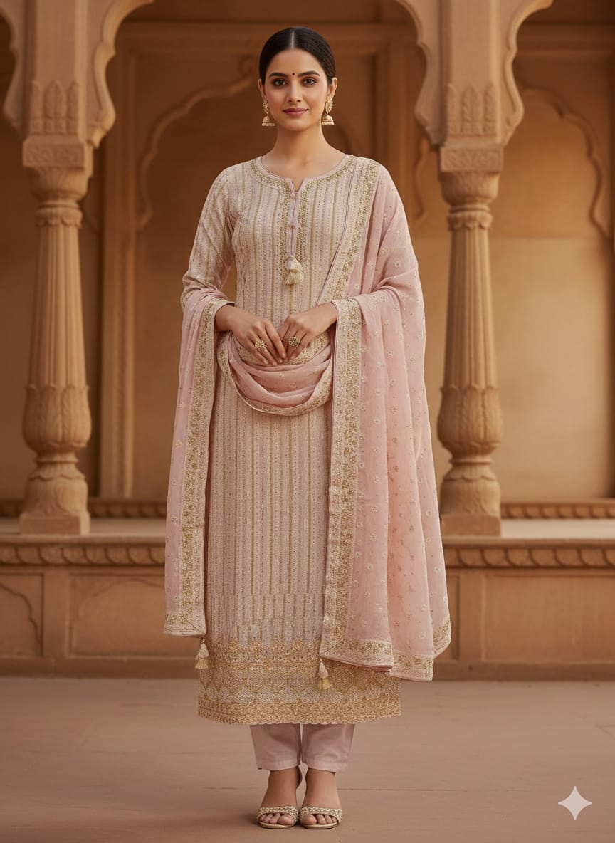 WEDDING, SPECIAL OCCASSION, FESTIVE  DRESS MATERIAL