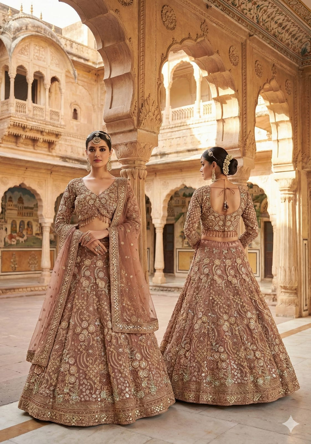 RECEPTION,FUNCTIONAL,BRIDAL PARTY WEAR LEHENGA CHOLI