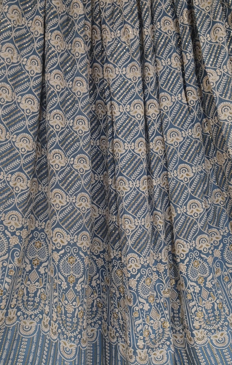 TRADITIONAL WEAR,THREAD WORK GEORGETTE LEHENGA CHOLI