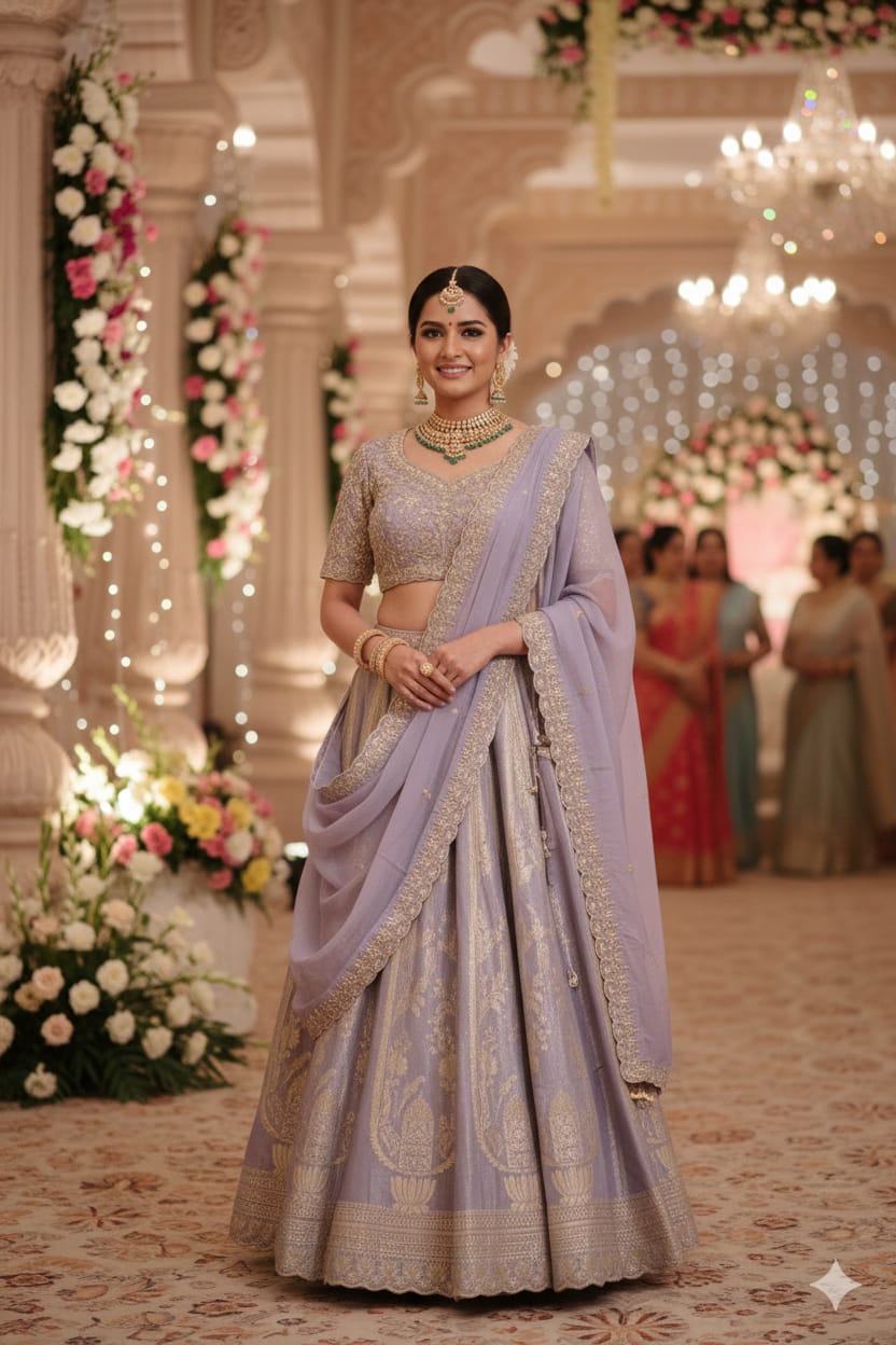 BANARASI LEHENGA CHOLI,TRADITIONAL LEHENGA,ZARDOZSI WORK,SANGEET LEHENGA