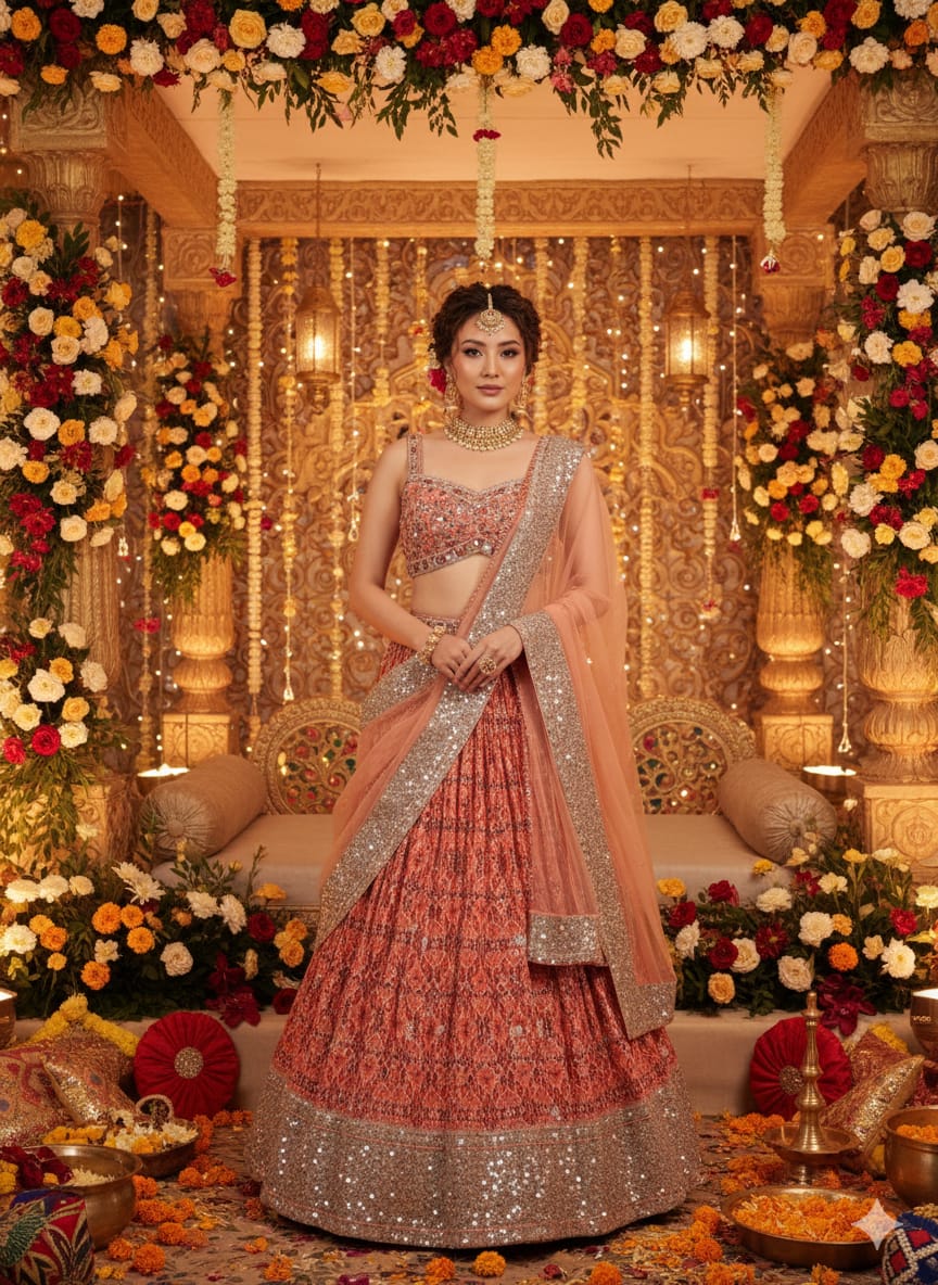 PRINTED LEHENGA CHOLI