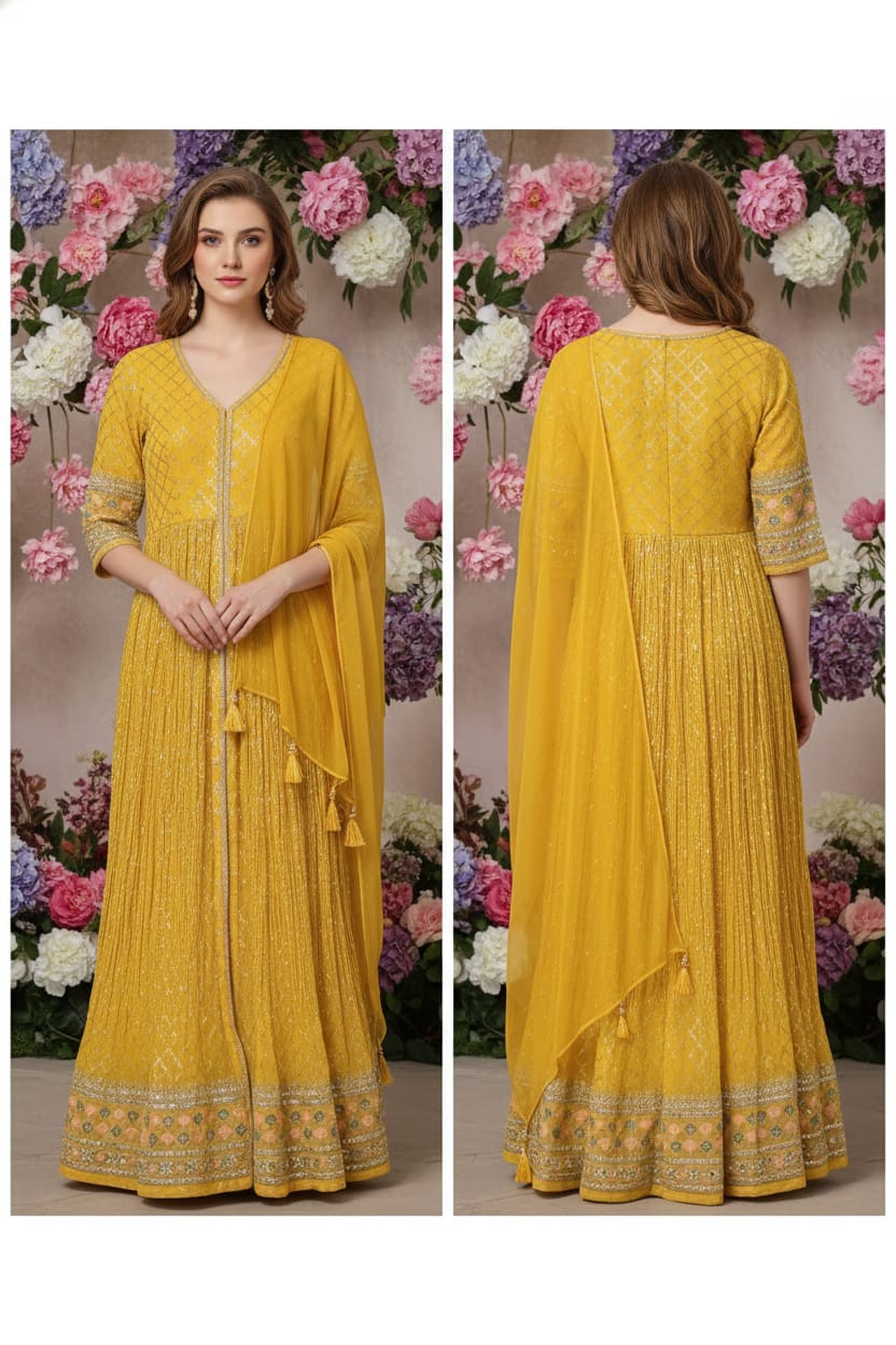 indo western party wear outfit