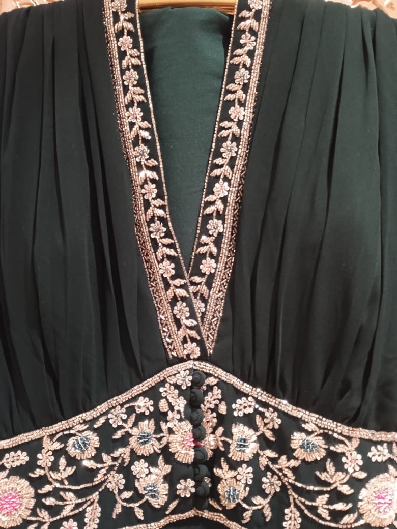 GEORGETTE FLOOR LENGTH GOWN