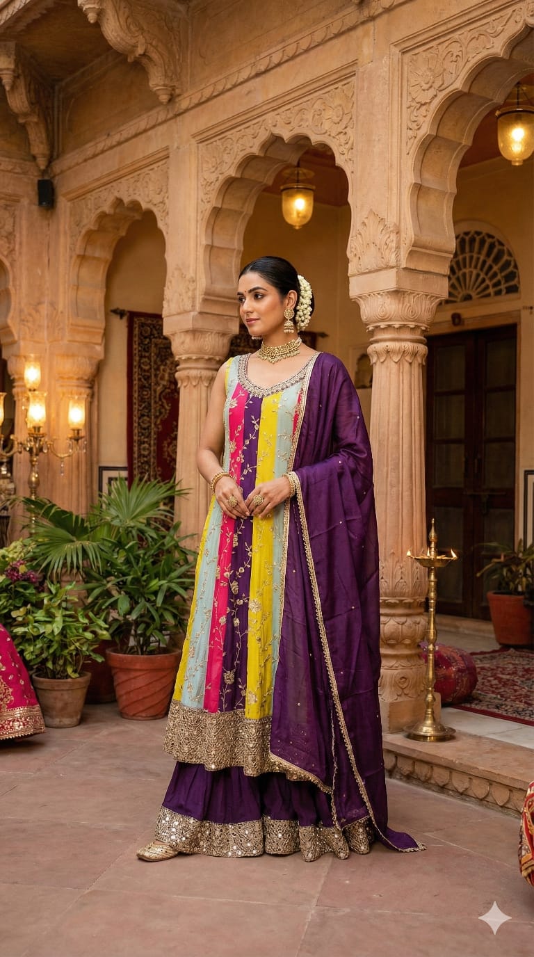 Anarkali party wear outfit