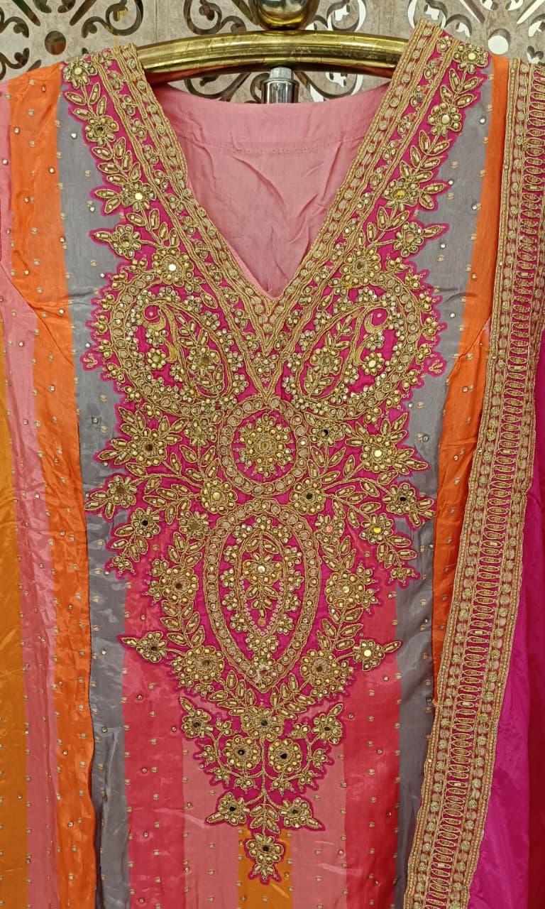 HALDI,MEHENDI FUNCTIONAL PARTY WEAR OUTFIT