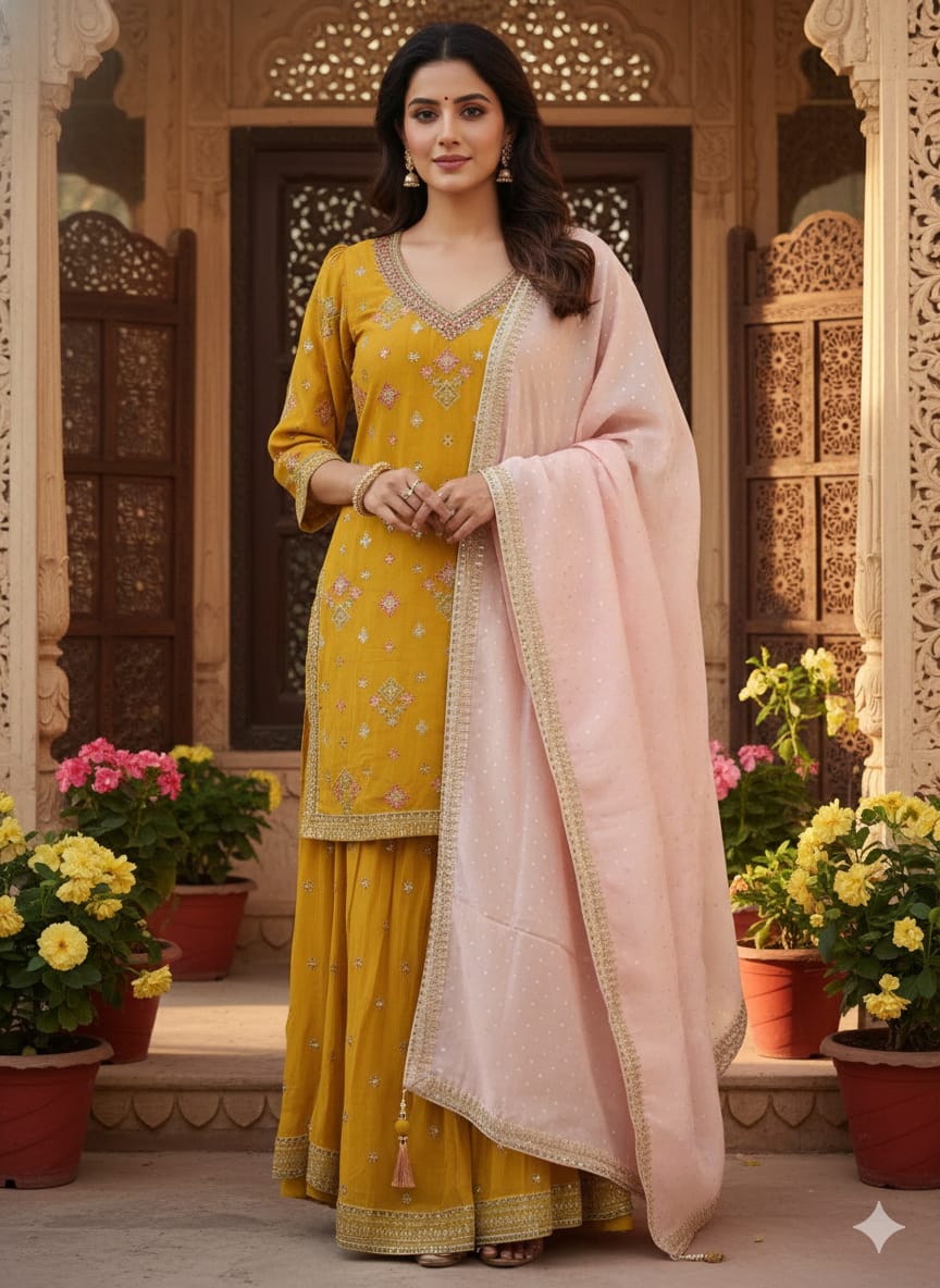PALAZZO KURTA SET