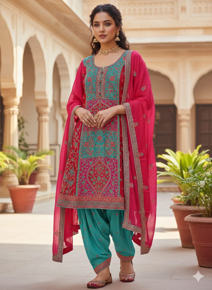 SALWAR SUIT SET SANGEET,MEHNDI,FESTIVE OCCASSION,PARTY WEAR