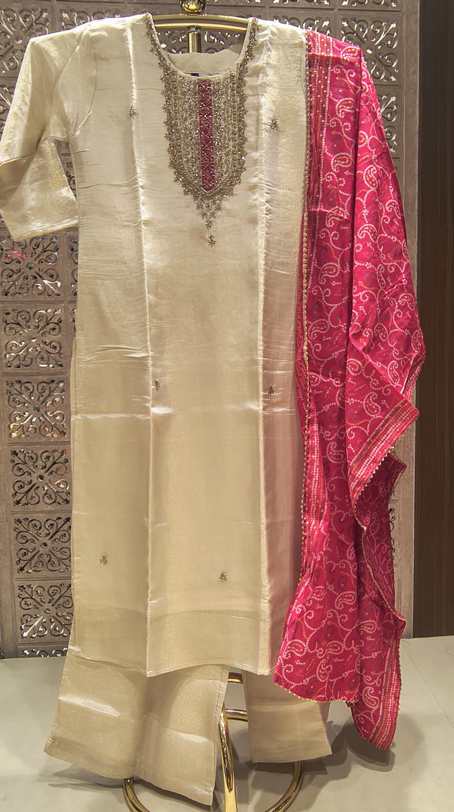 SEMI OCCASSION CASUAL OUTFIT KURTA SET