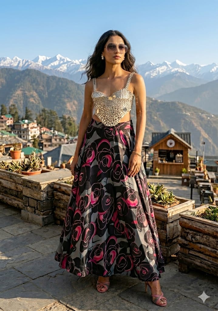 FUNCTIONAL PARTY WEAR CORSET DESIGNER LEHENGA