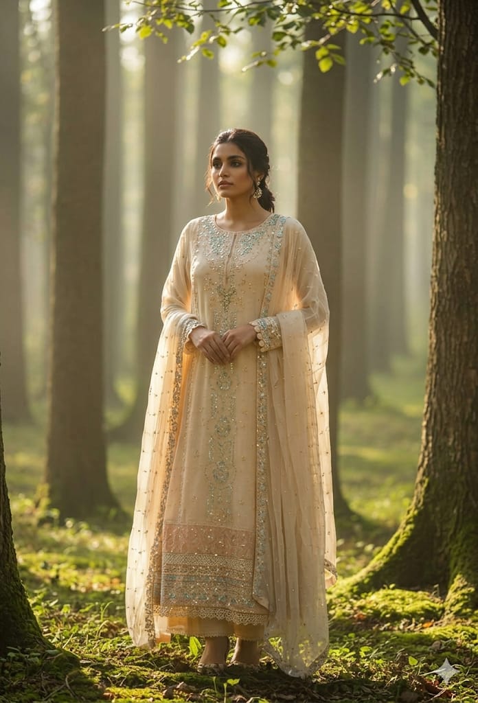 PAKISTANI ANARKALI DRESS TRADITIONAL,FESTIVE OCCASSION,