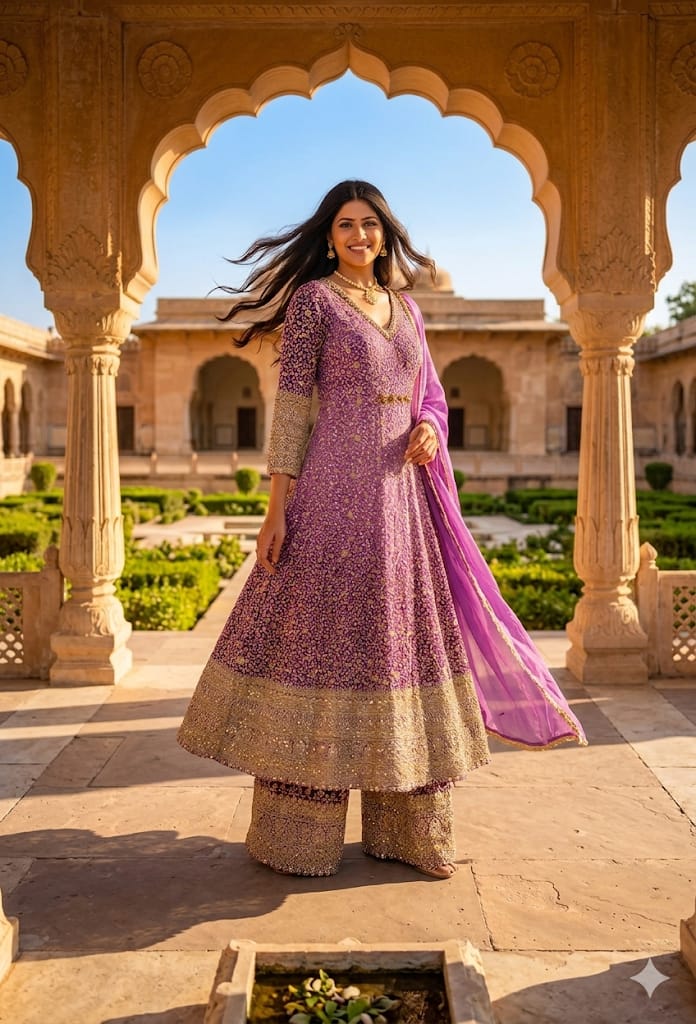 ANARKALI PARTY WEAR OUTFIT