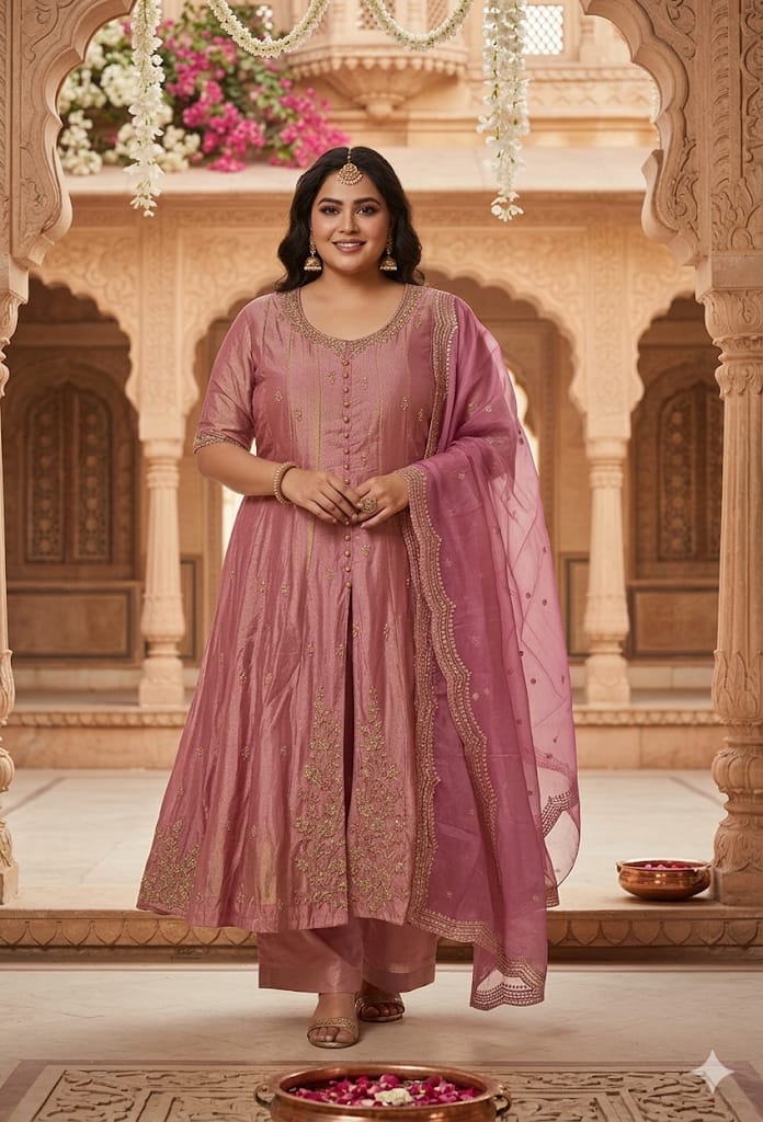 ANARKALI EVENING FUNCTIONAL OUTFIT