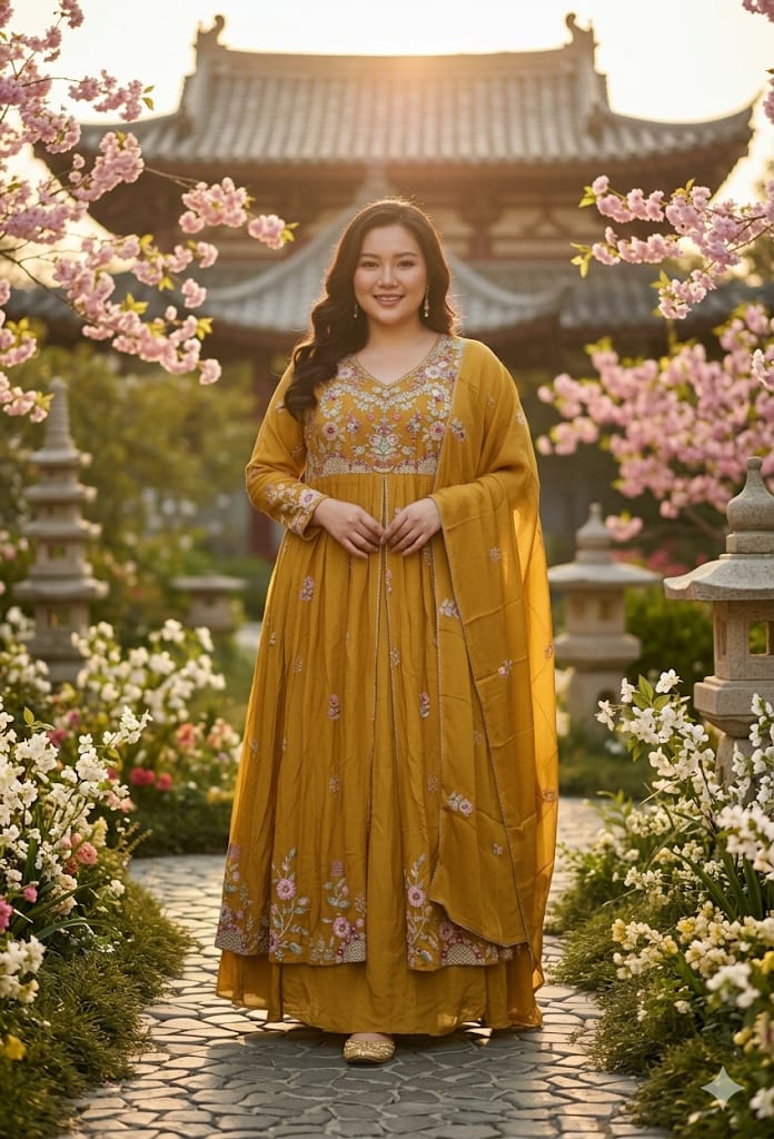 FUNCTIONAL FESTIVE OCCASSION PARTY WEAR OUTFIT