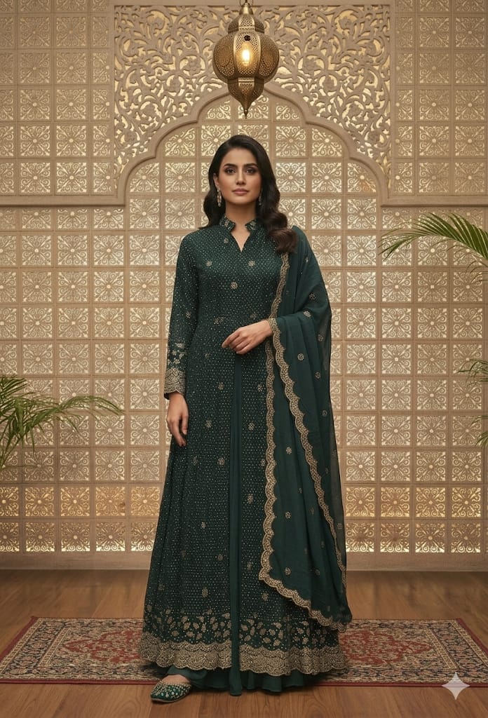 FESTIVE OCCASSION FUNCTIONAL PARTY WEAR OUTFIT