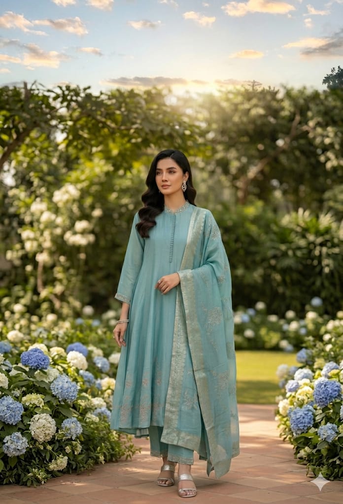 PARTY WEAR ANARKALI OUTFIT