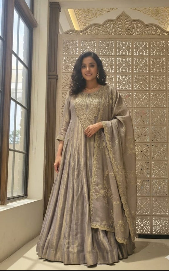 FLOOR LENGTH PARTY WEAR GOWN