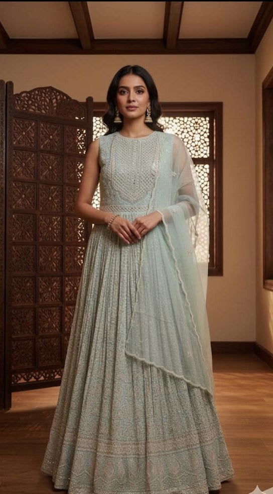EVENING,FESTIVE OCCASSION PARTY WEAR GOWN