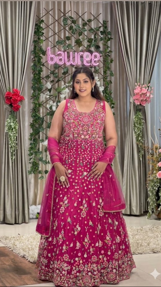 SANGEET, PARTY WEAR PLUS SIZE GOWN