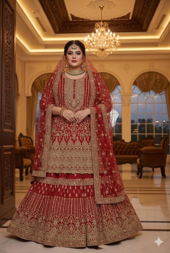 WEDDING,RECEPTION FUNCTIONAL OUTFIT