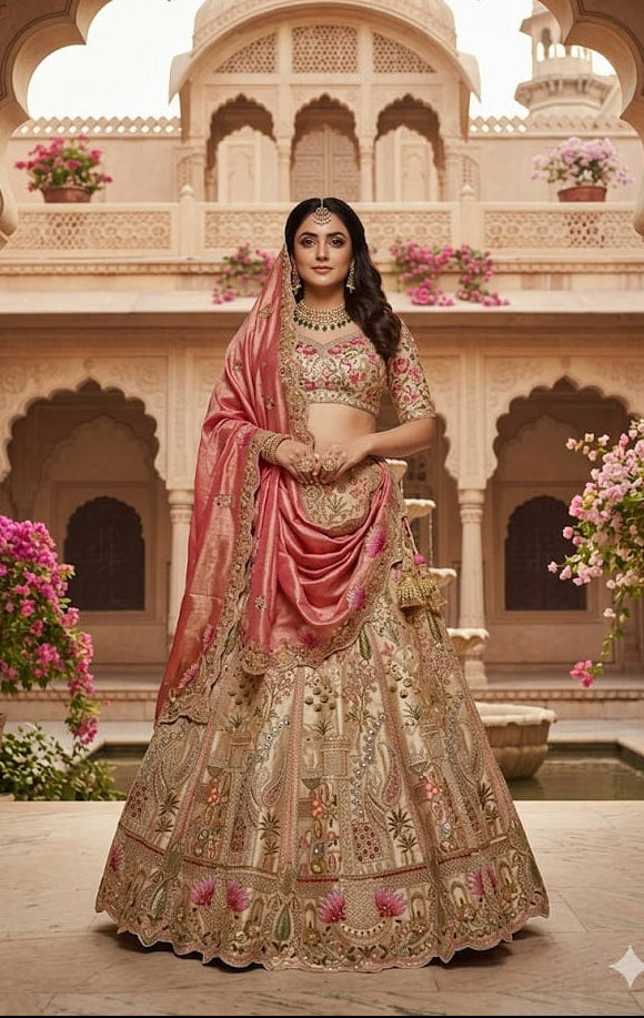 WEDDING RECEPTION ENGAGEMENT FUNCTIONAL LEHENGA CHOLI