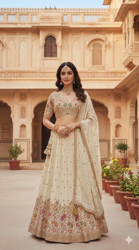 RECEPTION,ENGAGEMENT FUNCTION WEAR LEHENGA