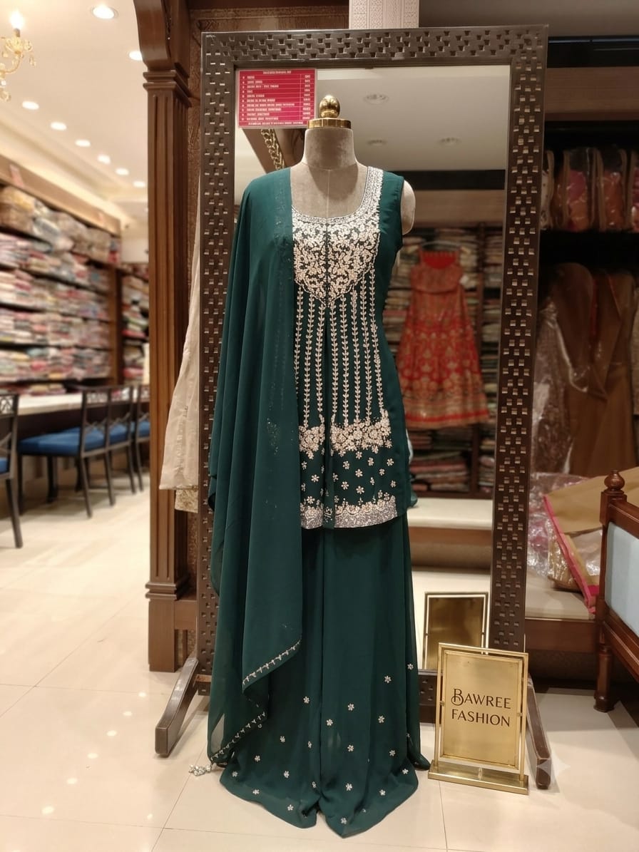 HALDI,MEHENDI FESTIVE OCCASSION PARTY WEAR OUTFIT