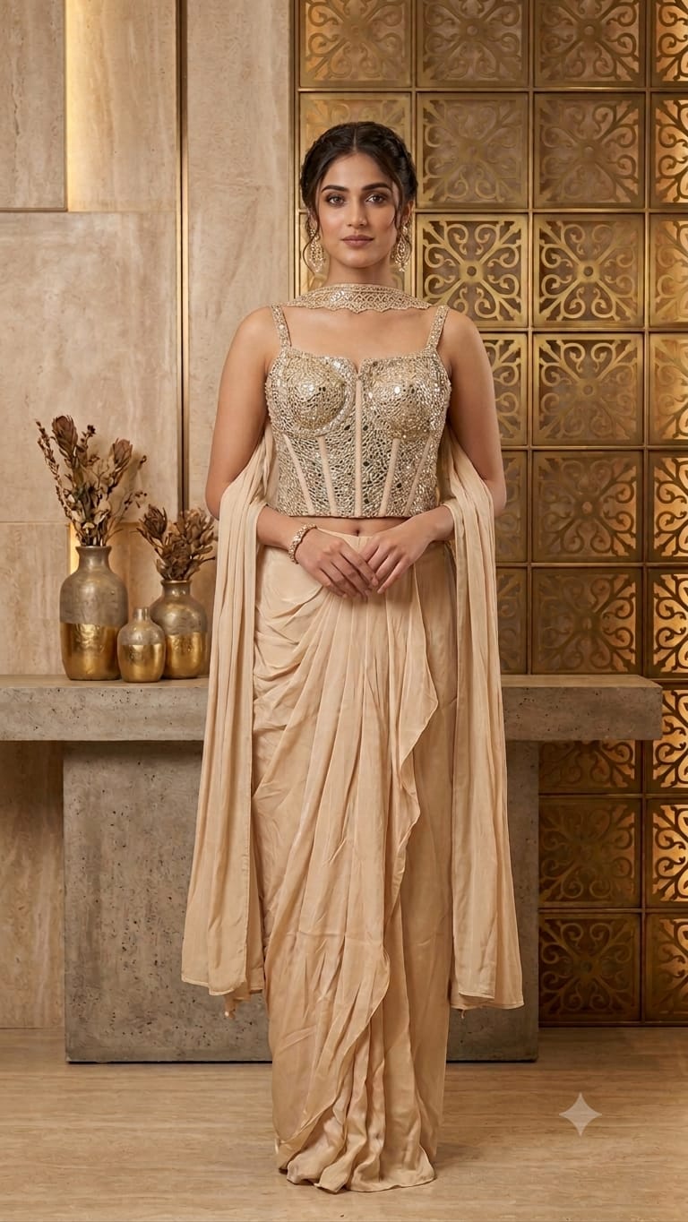 Cocktail parties, wedding receptions, sangeet celebrations, festive occasions, and evening events.