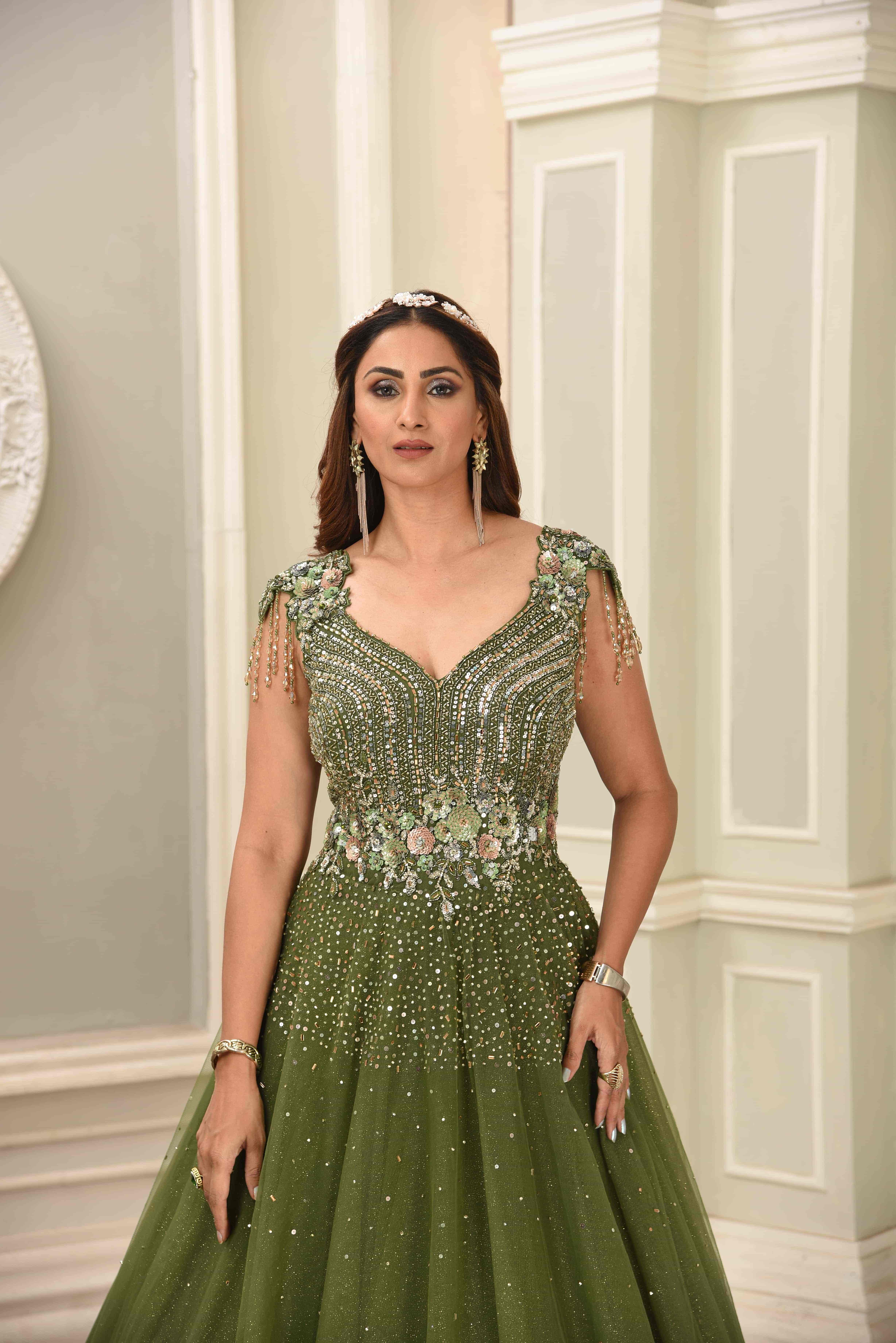 Latest Mehndi Dress - Bright Green Lehenga Blouse – Front Open Shirt | Green  lehenga, Heavy dresses, Formal wear dresses